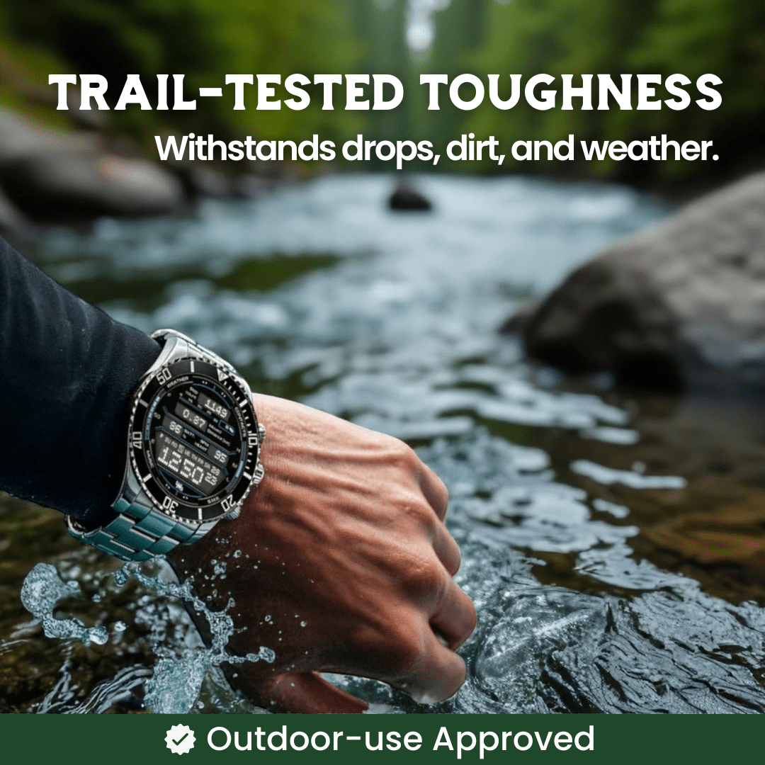 BowLift | Nexos Pro – Tactical Smartwatch with GPS & 21-Day Battery