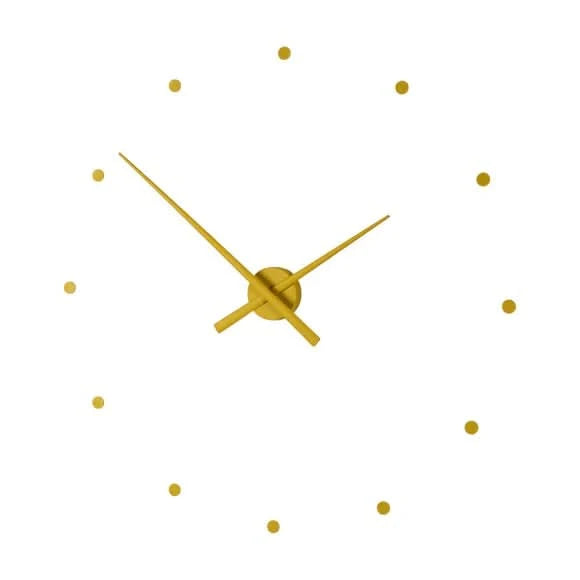 Minimalist Black Modern Wall Clock 40 cm