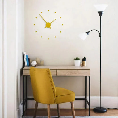 BowLift | Minimalist Black Modern Wall Clock 40cm