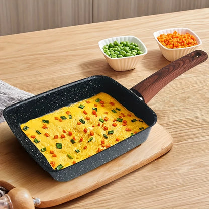 Non Stick Square Frying Pan Cooking Egg Roll Cookware | Skanto