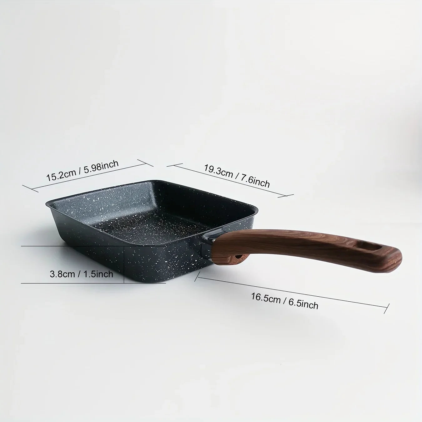 Non Stick Square Frying Pan Cooking Egg Roll Cookware | Skanto