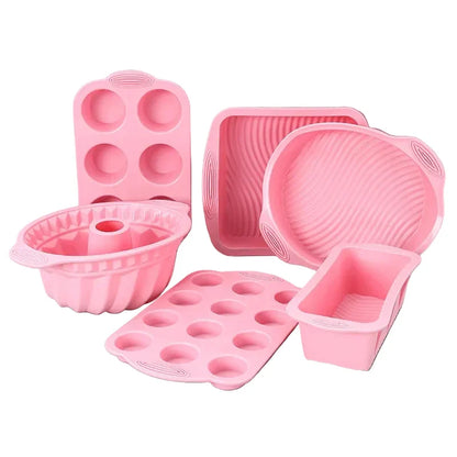 Non-stick Silicone Baking Tools Cake Muffin Bread Baking Molds Accessories | Skanto