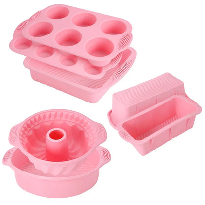 Non-stick Silicone Baking Tools Cake Muffin Bread Baking Molds Accessories | Skanto