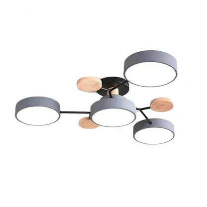 Scandinavian Branched LED Chandelier for Modern Home Lighting