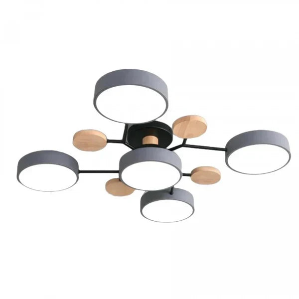 Scandinavian Branched LED Chandelier for Modern Home Lighting