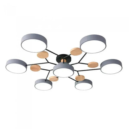 Scandinavian Branched LED Chandelier for Modern Home Lighting