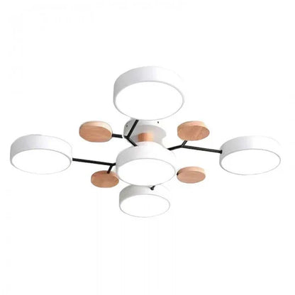 Scandinavian Branched LED Chandelier for Modern Home Lighting