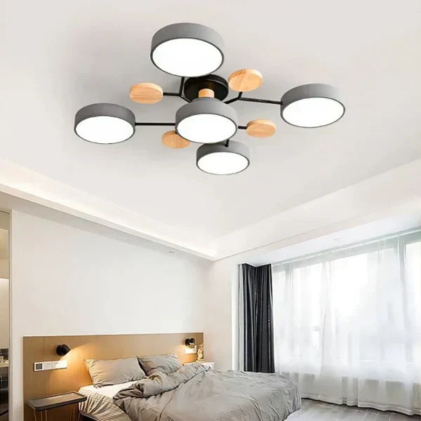 Scandinavian Branched LED Chandelier for Modern Home Lighting