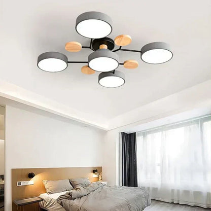 Scandinavian Branched LED Chandelier for Modern Home Lighting