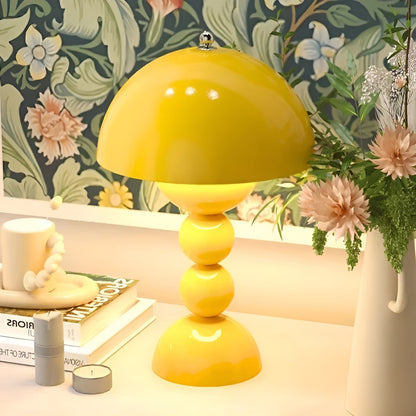 Skanto | Norlumi Scandinavian LED Table Lamp | Dimmable | White ABS Housing | 0–5W | 36V DC | Flower-Inspired Design