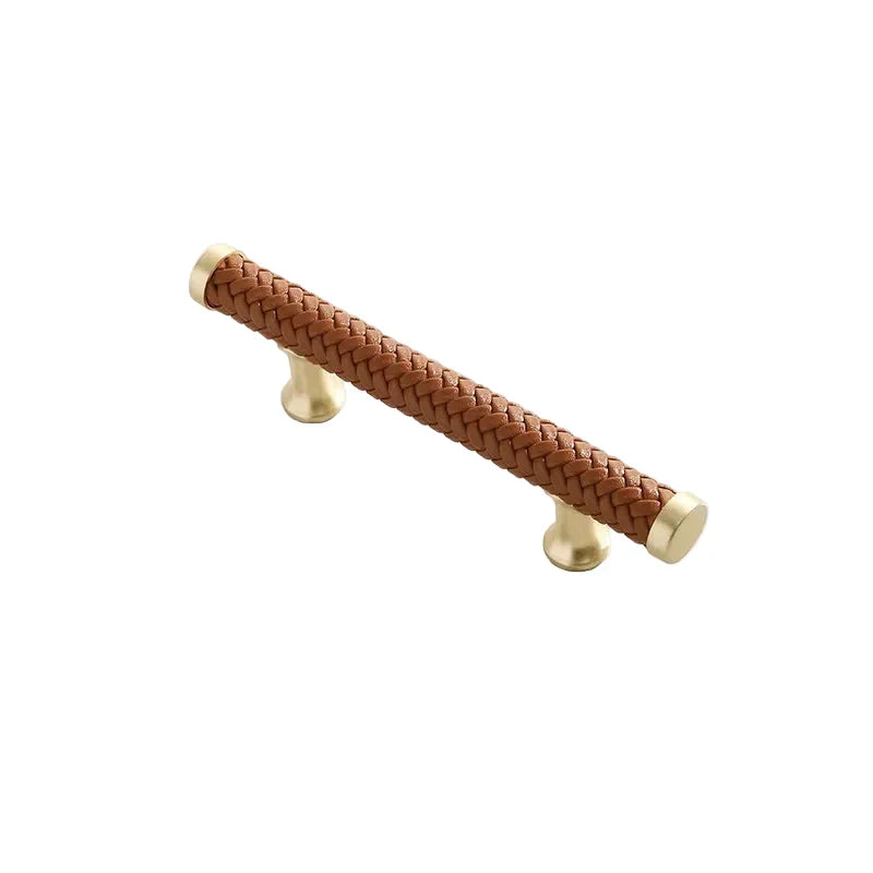 Nordic Leather Cabinet and Drawer Handles for Wardrobe and Furniture | Brehn