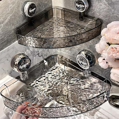 BowLift | NordicGrip Wall Shelf – No-Drill, Suction Cup Mounted Organizer for Bathroom, Kitchen, and Office