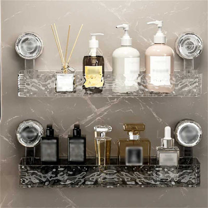 BowLift | NordicGrip Wall Shelf – No-Drill, Suction Cup Mounted Organizer for Bathroom, Kitchen, and Office