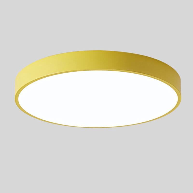Skanto | Nordic Wood LED Ceiling Lamp – Macaron Design, 23–30cm