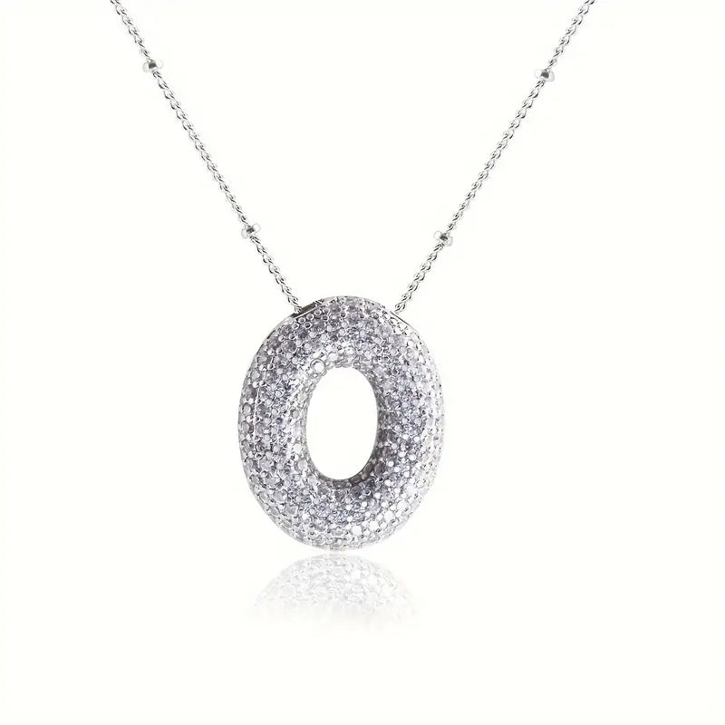 Skanto | Alphabet Diamond Pendant Necklace