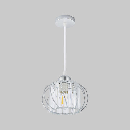 BowLift | Pendant Light Black Glass Globe Ceiling Fixture