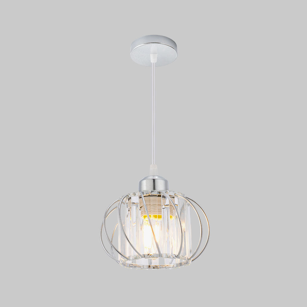 BowLift | Pendant Light Black Glass Globe Ceiling Fixture