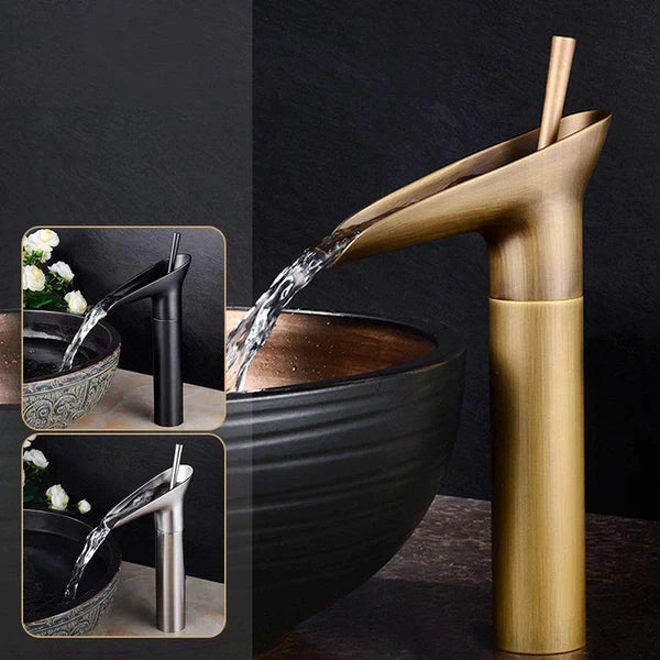 AquaCascade Waterfall Faucet for Sink Skanto