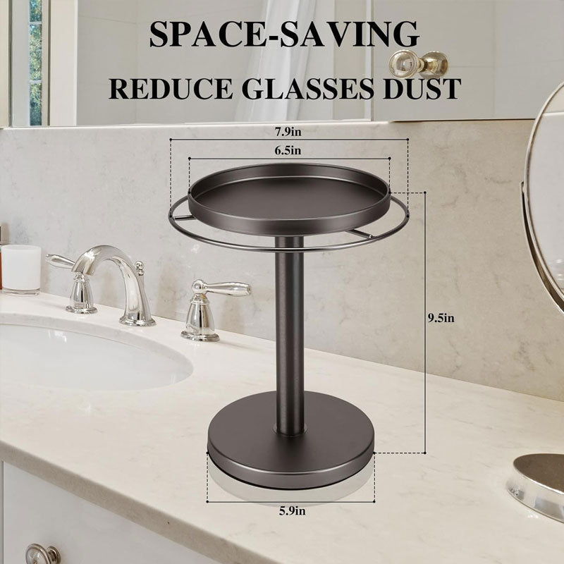 BowLift | OPTITURN – 360° Rotating Glasses Stand with Compact Design & Versatile Functionality