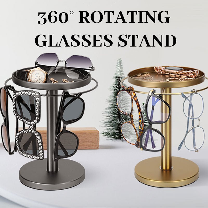BowLift | OPTITURN – 360° Rotating Glasses Stand with Compact Design & Versatile Functionality