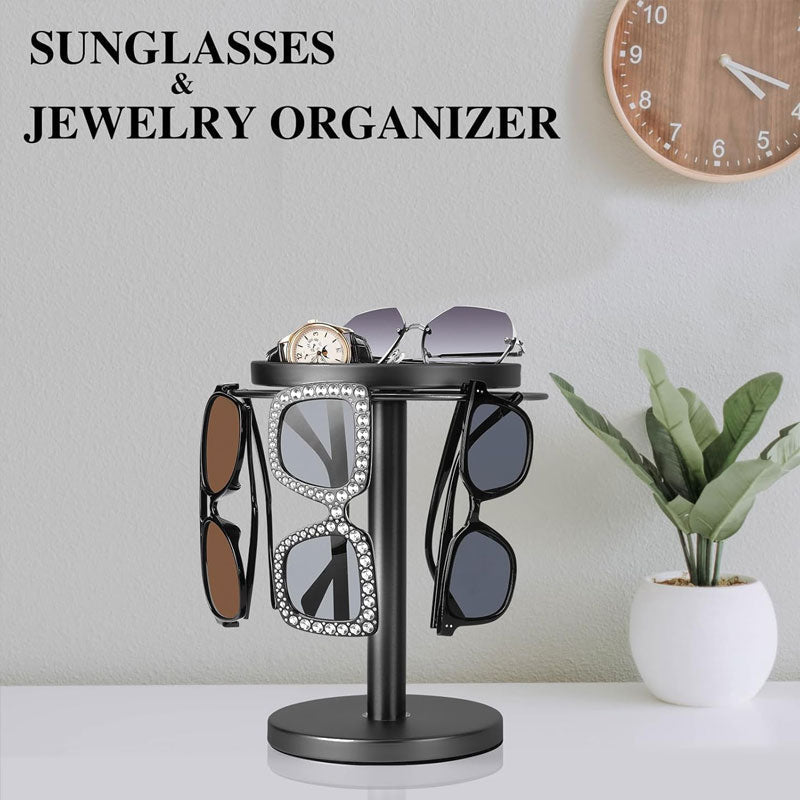 BowLift | OPTITURN – 360° Rotating Glasses Stand with Compact Design & Versatile Functionality