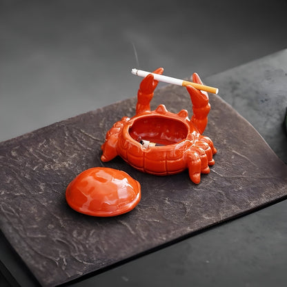 Skanto | CeramiQ – Oriental Style Luxury Ashtray with Unique Crab Design