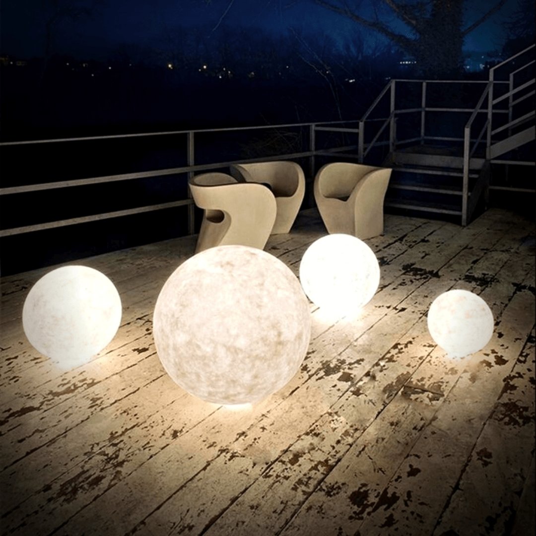 BowLift | Magical Moon Lamp - with Wireless Touch Control and Wooden Stand