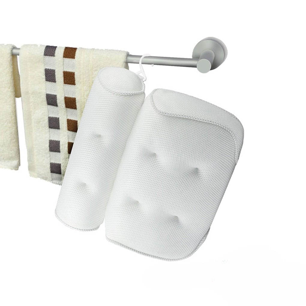 Skanto Orthopedic Bath Pillow - Breathable Bath Headrest with Suction Cups Skanto