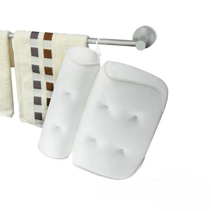 Orthopedic Bathtub Pillow - Breathable Bathtub Headrest Pillow made of 3D Mesh Fabric with Suction Cups Bowlift