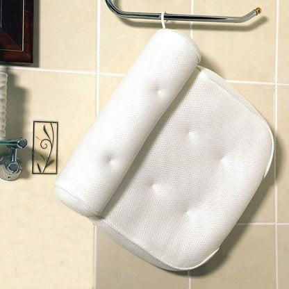 Skanto Orthopedic Bath Pillow - Breathable Bath Headrest with Suction Cups Skanto
