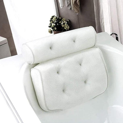 Skanto Orthopedic Bath Pillow - Breathable Bath Headrest with Suction Cups Skanto