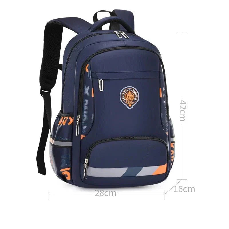 Sandsberg | School Backpack for Boys | Orthopedic & Waterproof | Multiple Colors