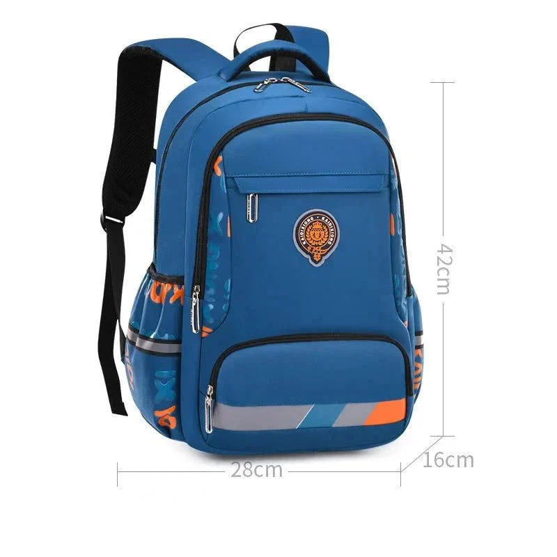 Sandsberg | School Backpack for Boys | Orthopedic & Waterproof | Multiple Colors