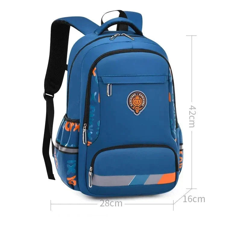 Sandsberg | School Backpack for Boys | Orthopedic & Waterproof | Multiple Colors