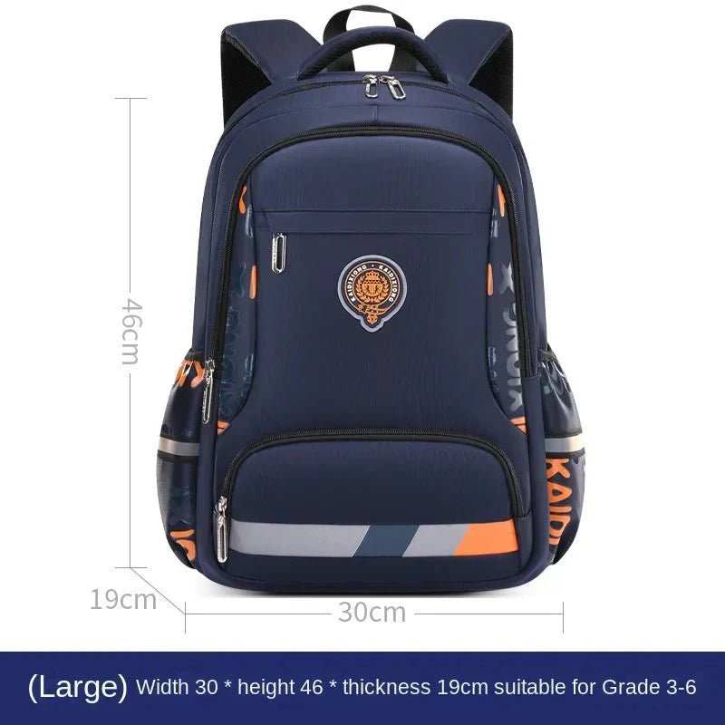 Sandsberg | School Backpack for Boys | Orthopedic & Waterproof | Multiple Colors
