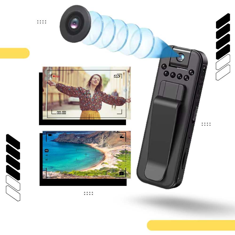 OTG-Compatible Wireless Vlog Body Camera