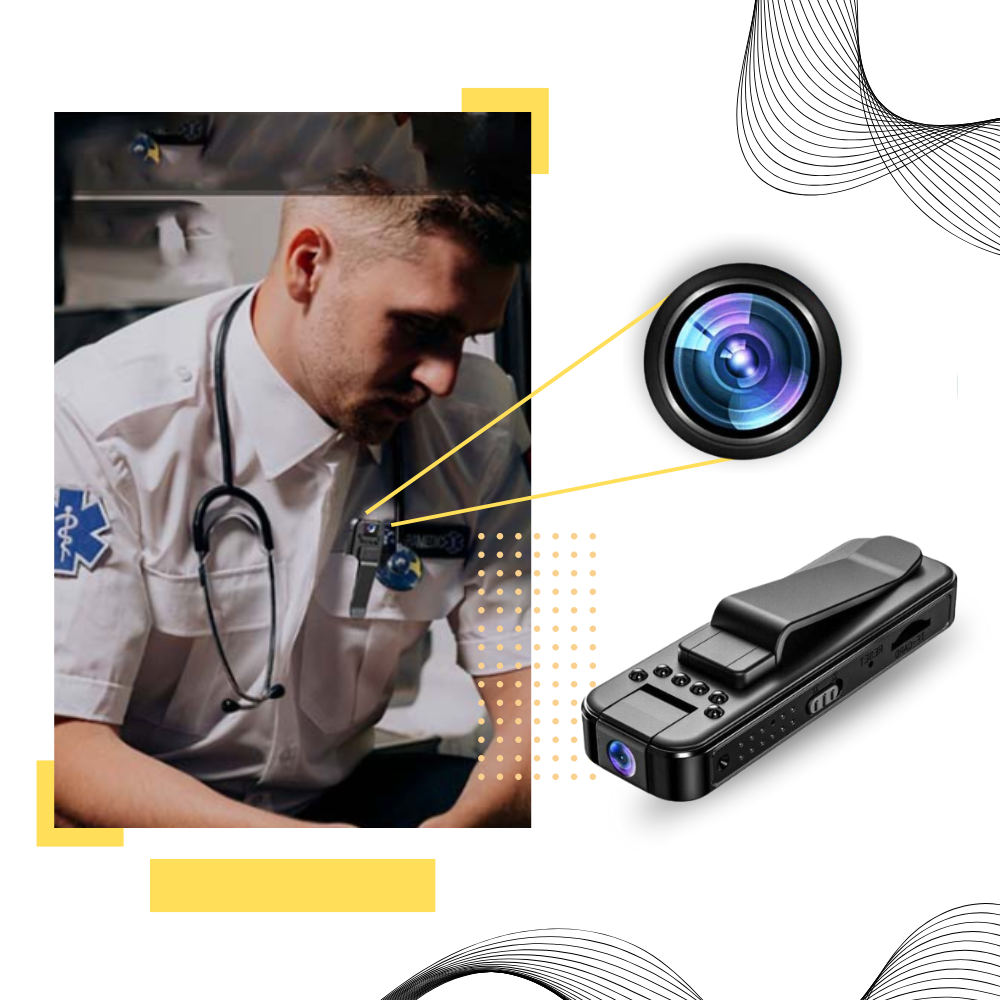 OTG-Compatible Wireless Vlog Body Camera