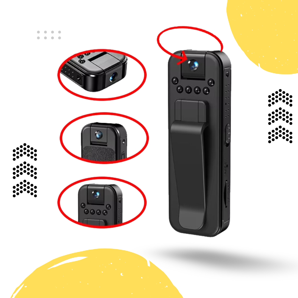 OTG-Compatible Wireless Vlog Body Camera