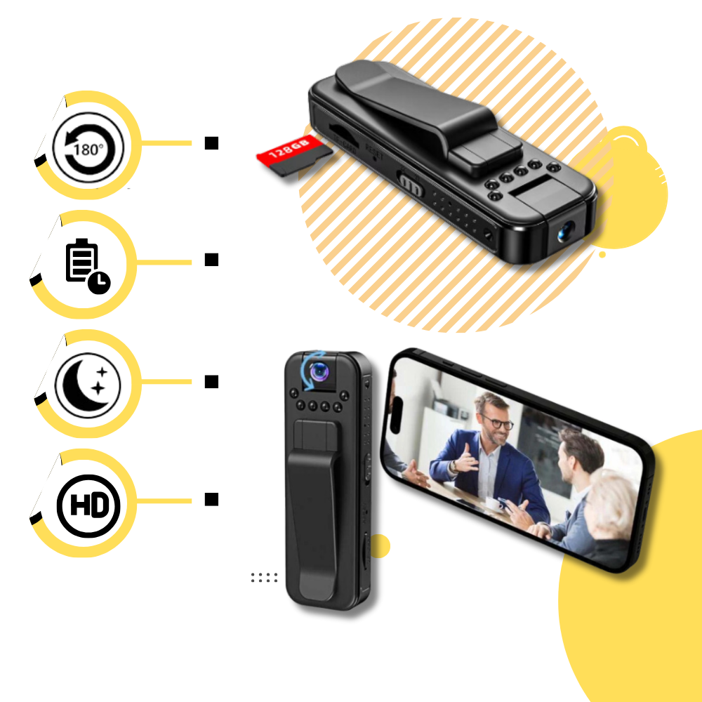 OTG-Compatible Wireless Vlog Body Camera