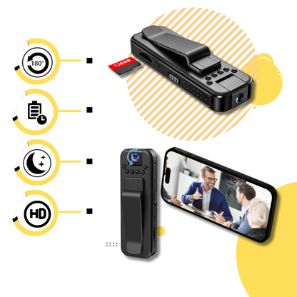 OTG-Compatible Wireless Vlog Body Camera