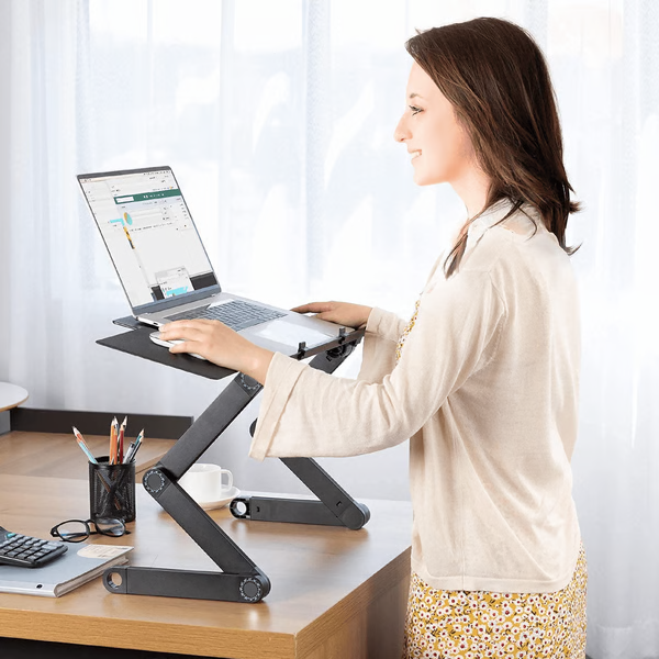 Skanto | 360° Ergonomic Laptop Stand – Adjustable & Portable FlexStand