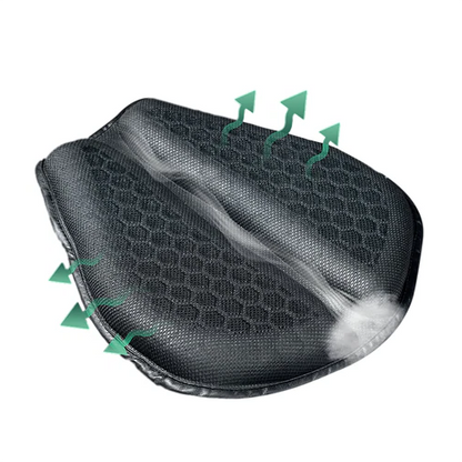 BowLift | Motorcycle Gel Seat Pad | Shock Absorbing, Breathable & Anti-Slip Design for Long Distance Rides