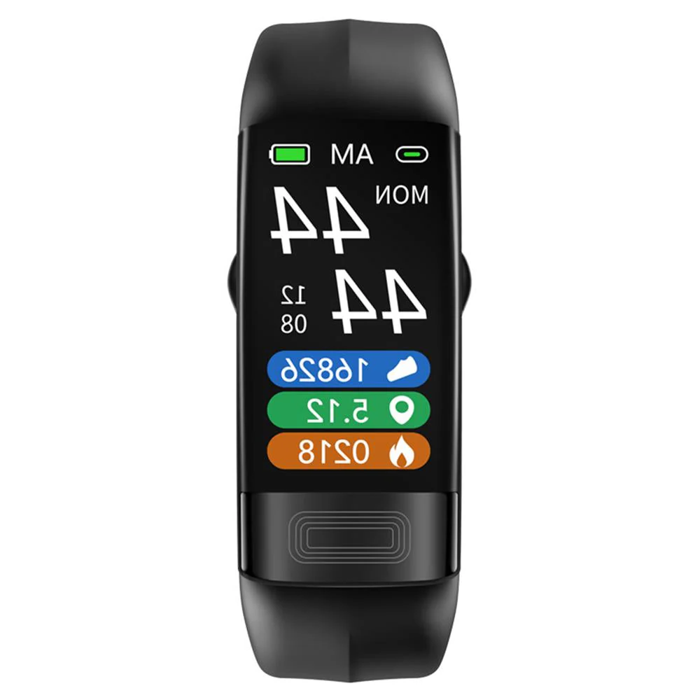Smart Bracelet Blood Pressure Monitor - ECG, Heart Rate, Oxygen Saturation & Sleep Tracker - FDA Approved