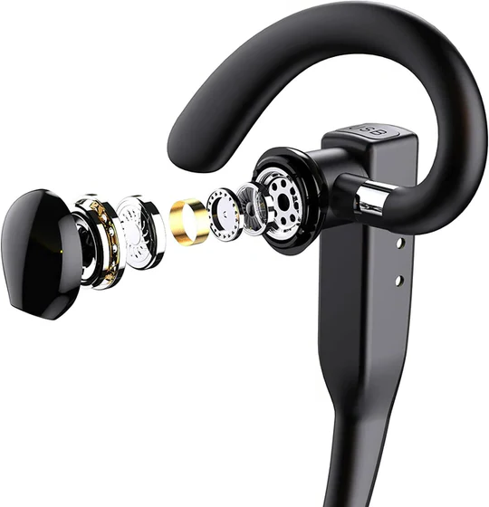 Skanto | Trucker Dual Mic Wireless Bluetooth 5.1 Noise Cancelling Headset/Earbud