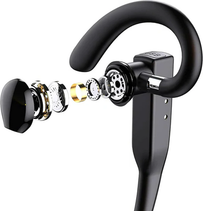 Skanto | Trucker Dual Mic Wireless Bluetooth 5.1 Noise Cancelling Headset/Earbud