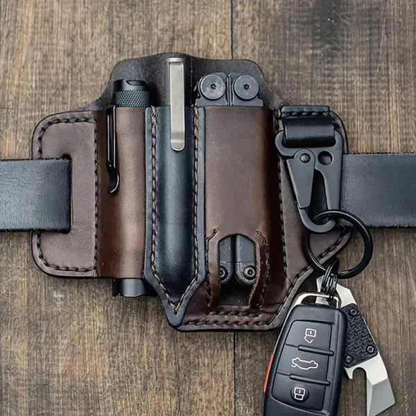 BowLift | Tactical Multi Tool Belt Leather Bag