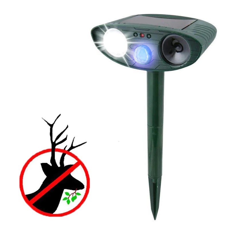 Sandsberg Deer Repellent - Solar-powered - Get rid of deer within 48 hours.
