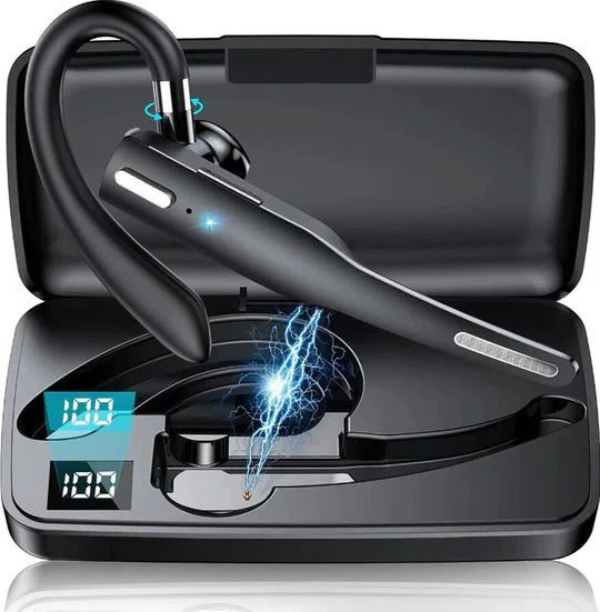 Skanto | Bluetooth Headset with Noise-Canceling Earbud Microphone