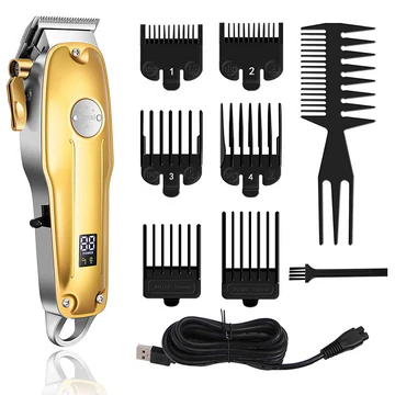 BowLift | Professional Hair Clippers for men gold Set | Gold Hair Clippers Cordless
