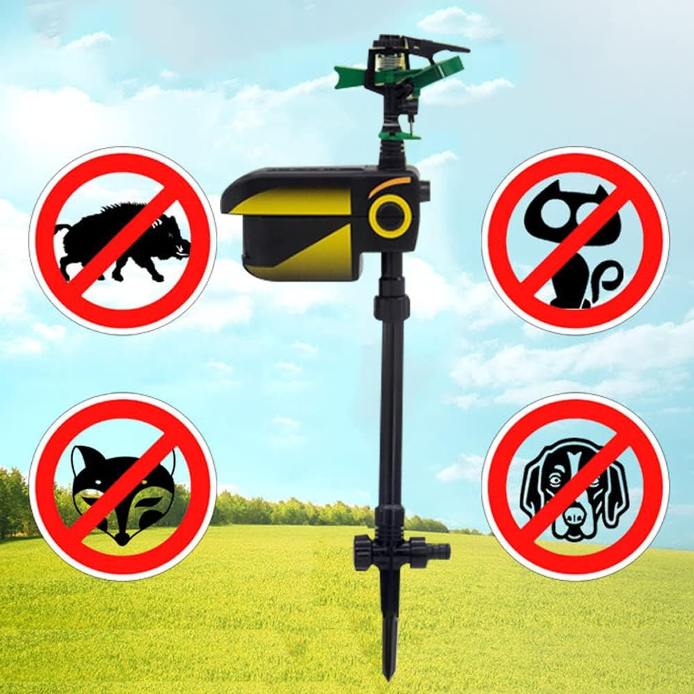 Skanto Automatic Motion-Activated Garden Sprinkler for Animal Repellent - Outdoor Animal Sensor Sprinkler